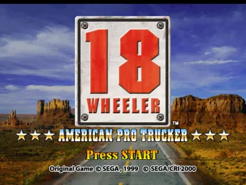 18 Wheeler - American Pro Trucker screen shot title